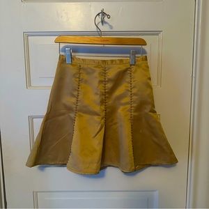 Gymboree girls size 9 gold skirt